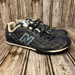 New Balance 442 low profile shoes - Navy Blue - Leather size 8 B